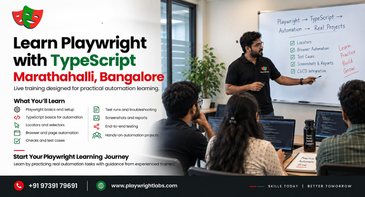 Playwright Training in Bangalore